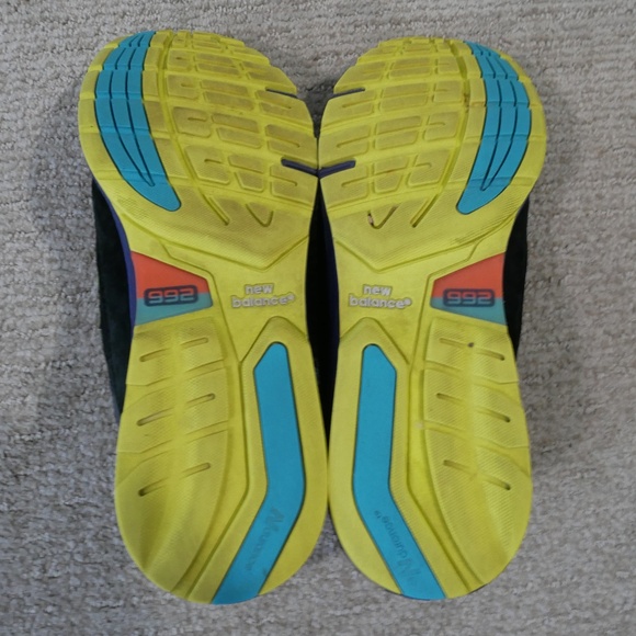 New Balance Mens 992 Made in USA 'Black Purple' Athletic Shoes~ - Picture 11 of 13